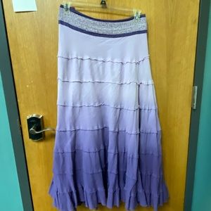 Purple ombré skirt